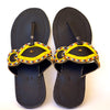 Masai Leather African beads sandals for women