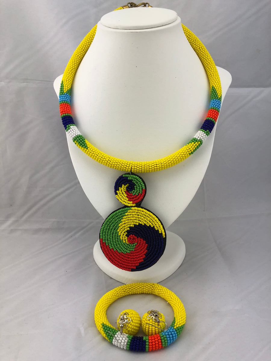 Multi Color Sequin Long Necklace – Junque Drawer Studio